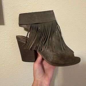 Fringe booties